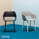 11A1 Pedrali - Babila Dining Chair with Armrests and Solid Ash Legs, Polypropylene - In Designer Colours & Neutral Tones - Décor for Business 11A1 Pedrali - Babila Dining Chair with Armrests and Solid Ash Legs, Polypropylene - In Designer Colours & Neutral Tones - Décor for Business
