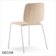 111 Pedrali - Babila Dining Chair with a Veneered Ash Shell & Powder Coated Frame - In Neutral Tones - Décor for Home & Business 111 Pedrali - Babila Dining Chair with a Veneered Ash Shell & Powder Coated Frame - In Neutral Tones - Décor for Home & Business