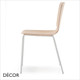 111 Pedrali - Babila Dining Chair with a Veneered Ash Shell & Powder Coated Frame - In Neutral Tones - Décor for Home & Business 111 Pedrali - Babila Dining Chair with a Veneered Ash Shell & Powder Coated Frame - In Neutral Tones - Décor for Home & Business