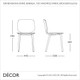 1111 Pedrali - Babila Dining Chair, Technopolymer with Solid Ash Legs - In Designer Colours & Neutral Tones - Décor for Business