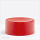P1 Pedrali - Wow Pouffe, Large Round, Polypropylene - In Designer Colours & Neutral Tones - Décor for Home & Business