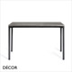 11  Pareo Rectangular Dining Table with Laminate Top, 5 Sizes - In Designer Neutral Tones - Décor for Business
