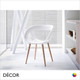 11A1 Moema Dining Chair with Wooden Legs, Technopolymer - In Designer Colours & Neutral Tones - Décor for Business 11A1 Moema Dining Chair with Wooden Legs, Technopolymer - In Designer Colours & Neutral Tones - Décor for Business