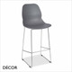 11 G Strati Be Green Bar Stool with an Eco Polypropylene Shell and a Sleigh Frame - In Designer Colours & Neutral Tones - Décor for Business