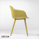 11A1 Dame Dining Chair with Armrests, Technopolymer - In Designer Colours & Neutral Tones - Décor for Business 11A1 Dame Dining Chair with Armrests, Technopolymer - In Designer Colours & Neutral Tones - Décor for Business