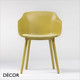 11A1 Dame Dining Chair with Armrests, Technopolymer - In Designer Colours & Neutral Tones - Décor for Business 11A1 Dame Dining Chair with Armrests, Technopolymer - In Designer Colours & Neutral Tones - Décor for Business