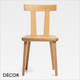 1 A Décor Select - Milano Dining Chair in Natural or Stained Ash - In Designer Colours and Wood Finishes - Décor for Business
