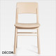 Décor Select - Pop Dining Chair  in Natural or Stained Ash - In Designer Colours and Wood Finishes - Décor for Business