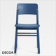 Décor Select - Pop Dining Chair  in Natural or Stained Ash - In Designer Colours and Wood Finishes - Décor for Business