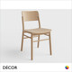 Décor Select - Pop Dining Chair  in Natural or Stained Ash - In Designer Colours and Wood Finishes - Décor for Business