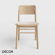 Décor Select - Pop Dining Chair  in Natural or Stained Ash - In Designer Colours and Wood Finishes - Décor for Business