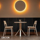 Décor Select - Pop Dining Chair  in Natural or Stained Ash - In Designer Colours and Wood Finishes - Décor for Business
