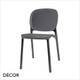 1 A  Hug Be Green Stackable Dining Chair, Recycled Technopolymer - In Designer Colours & Neutral Tones - Décor for Business