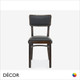 11 Brussels Studded Dining Chair with an Upholstered Seat and Backrest - In Designer Fabrics & Wood Finishes - Décor for Business 11 Brussels Studded Dining Chair with an Upholstered Seat and Backrest - In Designer Fabrics & Wood Finishes - Décor for Business