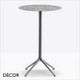 111A2 Pedrali - Elliot Table Collection - Dining Table, Poseur Table, Coffee Table & Folding Version - Contemporary Italian Designer Tables - Décor for Business