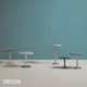 111A1 Pedrali - Tonda Table Collection - Dining, Poseur & Coffee Table heights for a Large Selection of Sizes - Modern Designer Tables - Décor for Business