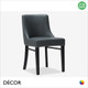 1 A  3 Batatz Dining Chair with a Wenge or Black Frame and an Upholstered Seat and Backrest - In Designer Eco Leather Colours - Décor for Business