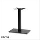 1 Mirco Black Rectangular Table Base - Add Rectangular Laminate Top in a Range of Designer Finishes - Décor for Business