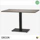 1 Mirco Black Rectangular Table Base - Add Rectangular Laminate Top in a Range of Designer Finishes - Décor for Business