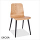 11 Malmo Dining Chair with Black Stained Ash Legs and a Natural Ash Veneer Body - Décor for Business