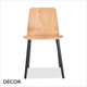 11 Malmo Dining Chair with Black Stained Ash Legs and a Natural Ash Veneer Body - Décor for Business