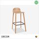 11 Malmo Bar Stool with Natural Ash Legs and a Natural Ash Veneer Body - Décor for Business