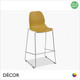 11 Strati Bar Stool with a Polypropylene Shell and a Sleigh Frame - In Designer Colours & Neutral Tones - Décor for Business