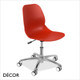 Strati Adjustable Office Chair with a Polypropylene Shell - In Designer Colours & Neutral Tones - Décor for Business