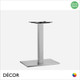 1 N Mirco Rectangular Dining Table Base for Maximum 1200mm x 800mm - In Satin Stainless Steel - Décor for Business