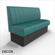 Battersea 3 Seat 1500mm Banquette Bench - Fluted, Standard-Height Backrest - Décor for Business