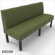 Greenwich Large 3 - 4 Seat 1800mm Banquette Bench - Quilted, Standard-Height Backrest - Décor for Business
