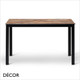 1 G Caffè Pranzo 4-Leg Dining Table Base with a Forte Compact Laminate Rectangular Table Top In Designer Finishes, For Indoor & Outdoor Use - Décor for Business 1 G Caffè Pranzo 4-Leg Dining Table Base with a Forte Compact Laminate Rectangular Table Top In Designer Finishes, For Indoor & Outdoor Use - Décor for Business