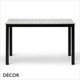 1 G Caffè Pranzo 4-Leg Dining Table Base with a Forte Compact Laminate Rectangular Table Top In Designer Finishes, For Indoor & Outdoor Use - Décor for Business 1 G Caffè Pranzo 4-Leg Dining Table Base with a Forte Compact Laminate Rectangular Table Top In Designer Finishes, For Indoor & Outdoor Use - Décor for Business