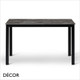 1 G Caffè Pranzo 4-Leg Dining Table Base with a Forte Compact Laminate Rectangular Table Top In Designer Finishes, For Indoor & Outdoor Use - Décor for Business 1 G Caffè Pranzo 4-Leg Dining Table Base with a Forte Compact Laminate Rectangular Table Top In Designer Finishes, For Indoor & Outdoor Use - Décor for Business