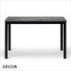 1 G Caffè Pranzo 4-Leg Dining Table Base with a Forte Compact Laminate Rectangular Table Top In Designer Finishes, For Indoor & Outdoor Use - Décor for Business 1 G Caffè Pranzo 4-Leg Dining Table Base with a Forte Compact Laminate Rectangular Table Top In Designer Finishes, For Indoor & Outdoor Use - Décor for Business