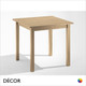 1 A  1 Dinova Dining Table - Square & Rectangular Sizes - In a Range of Finishes - Décor for Business