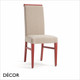 1 A  1 Palma - Lady Dining Chair with Top Detail - In Designer Fabrics & Classic Eco Leathers - Made for You - Décor for Business