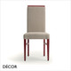 1 A  1 Palma - Lady Dining Chair with Top Detail - In Designer Fabrics & Classic Eco Leathers - Made for You - Décor for Business