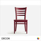 Palma Neo Classic - America Dining Chair with a Wooden Seat and Frame in a Choice of Coloured and Natural Wood Stains - Décor for Business