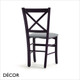 Palma Neo Classic - Atena Dining Chair with a Seat Pad in Designer Colours from the Surround Eco Leather Collection - Décor for Business