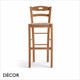 1 A  1 Palma Neo Classic - Savoy Bar Stool with a Rush Seat, Bar & Counter Height - Made for You - Décor for Business