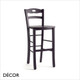 1 A  1 Palma Neo Classic - Savoy Bar Stool  with a Wooden Seat and Frame in a Choice of Coloured and Natural Wood Stains, Bar & Counter Height - Décor for Business