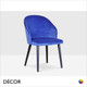 1 A  1 Icon Chairs - Jerry S Dining Chair with Round Legs - In Designer Fabrics & Eco Leathers - Décor for Business