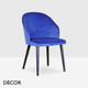 1 A  1 Icon Chairs - Jerry S Dining Chair with Round Legs - In Designer Fabrics & Eco Leathers - Décor for Business