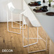 1 K Midj - Apelle Bar Stool with a Sled Base, Bar Height - Hide or Tuscan Hide Body in Designer Colours - Décor for Designers