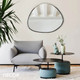 Midj - Spot M Mirror, H110 - Organically Shaped Mirror with a Chamferred Edge - Décor for Designers