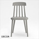 Décor Select - Cut Dining Chair in Natural or Stained Ash - In Designer Colours and Wood Finishes - Décor for Business