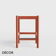 Décor Select - Palma Bar Stool without Backrest in Natural or Stained Ash, Bar and Counter Heights - In Designer Wood Stain Colours - Décor Business