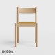1 A  2 Décor Select - Palma Dining Chair in Natural or Stained Ash with an Upholstered Seat - In Designer Fabrics and Wood Finishes - Décor for Business 1 A  2 Décor Select - Palma Dining Chair in Natural or Stained Ash with an Upholstered Seat - In Designer Fabrics and Wood Finishes - Décor for Business