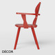 Décor Select - Monaco ‘Heart-shaped’ Dining Chair with Armrests in Natural or Stained Ash - In Designer Colours and Wood Finishes - Décor for Business Décor Select - Monaco ‘Heart-shaped’ Dining Chair with Armrests in Natural or Stained Ash - In Designer Colours and Wood Finishes - Décor for Business